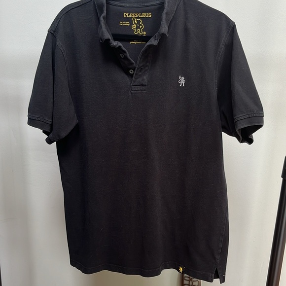 Pleepleus Polo Shirt Short Sleeve Size Large Monkey Logo - Picture 2 of 16